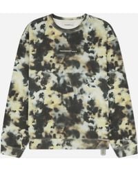 Oamc Peacemaker - Men S Loose Fit Crewneck Sweatshirt Military Camo - Lyst