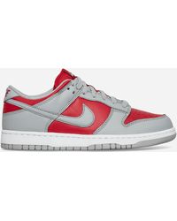 Nike - Dunk Low Retro Sneakers Varsity Red / Silver - Lyst