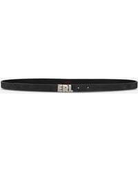 ERL - Suede Skinny Belt - Lyst