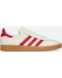 adidas - Gazelle Sneakers Off White / Power Red - Lyst