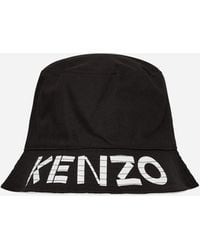 KENZO - Reversible Bucket Hat - Lyst