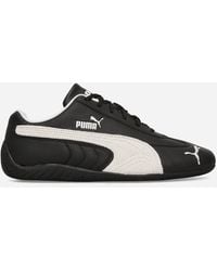 PUMA - Speedcat Leather Sneakers Black / White - Lyst