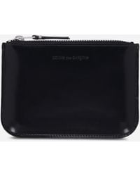 Comme des Garçons - Mirror Inside Zip Pouch Black / Silver - Lyst
