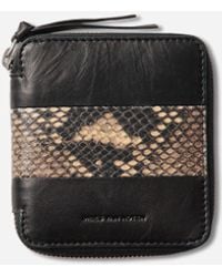 Dries Van Noten - Printed Leather Zip Wallet - Lyst