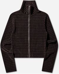 Our Legacy - S Slim Zip Longsleeve Merlot - Lyst