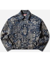 Junya Watanabe - Men S Levi's Jacquard Jacket Navy / Beige - Lyst
