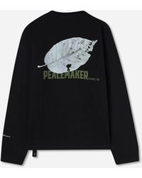 Oamc Peacemaker - Men S Leaf Loose Fit Crewneck Sweatshirt - Lyst