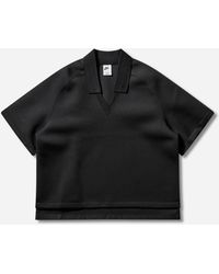 Nike - Women S Shortsleeve Fleece Top - Lyst