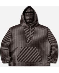 Umbro - Check Masked Anorak Burgundy - Lyst