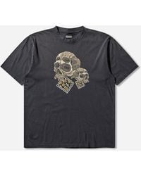 Kapital - Men S 20/-jersey Crew T-shirt (peckish Rain Skull) - Lyst