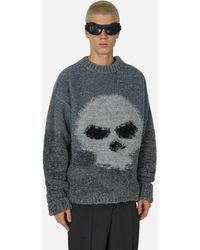 ERL - Glitter Skull Intarsia Sweater - Lyst