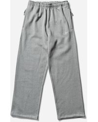 Nike - Men S Solo Swoosh Open Hem Fleece Sweatpants Dark Grey Heather - Lyst