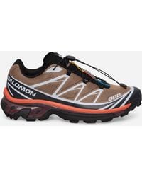 Salomon - Xt-6 Sneakers Walnut / Maritime Blue / Huckleberry - Lyst