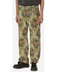 Song For The Mute - Floral Jacquard Long Work Multicolor Pants - Lyst