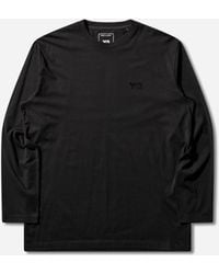 Y-3 - Logo Longsleeve T-Shirt - Lyst