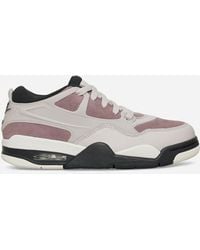 Nike - Women S Air Jordan 4 Rm Sneakers Taupe Grey / Platinum Violet - Lyst