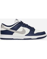 Nike - Dunk Low Sneakers Summit White / Midnight Navy - Lyst