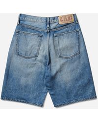 A Bathing Ape - Twin Sta Denim Shorts Light - Lyst