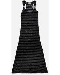 Jean Paul Gaultier - Flocked Maxi Dress - Lyst