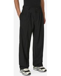 Kiko Kostadinov - Kreuk Tailored Trousers Crow - Lyst