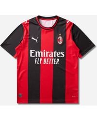 PUMA - Men S Ac Milan 26/27 Home Jersey / For All Time Red - Lyst