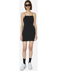 Nike - Chill Knit Cami Dress Black - Lyst