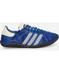 adidas - Wales Bonner Karintha Lo Satin Sneakers Blue / Cream White - Lyst
