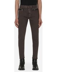 Undercover - Zip Denim Pants - Lyst