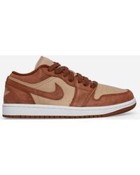 Nike - Wmns Air Jordan 1 Low Sneakers Mid Brown / Coffee - Lyst