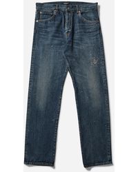 Undercover - S Cross Embroidery Distressed Denim Pants Light - Lyst