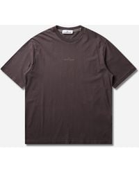 Stone Island - Organic Cotton Jersey T-Shirt Dark Burgundy - Lyst