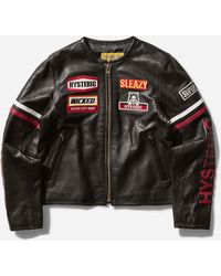 Hysteric Glamour - S Leather Moto Jacket - Lyst