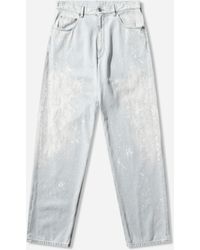 MM6 by Maison Margiela - S Painted Straight Leg Jeans Medium - Lyst