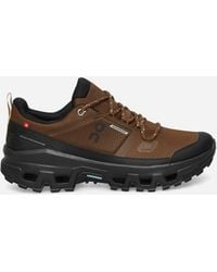 On Shoes - Cloudrock Low Wp Sneakers Earth - Lyst