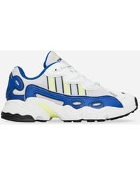 adidas - Wmns Ozweego Og Sneakers Cloud White / Pulse Yellow / Royal Blue - Lyst