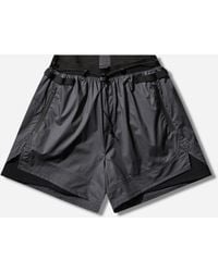 GR10K - Men S Popelin Trail Shorts Charcoal - Lyst