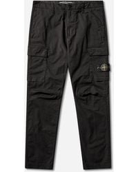 Stone Island - S Stretch Organic Cotton Twill Cargo Pants - Lyst
