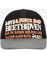 Kapital - Loveandpeace And Beethoven Brim Trucker Cap - Lyst