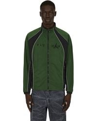 Nike - Off-white Track Jacket Green - Lyst
