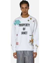 Bode - Property Of Janet Crewneck Sweatshirt - Lyst