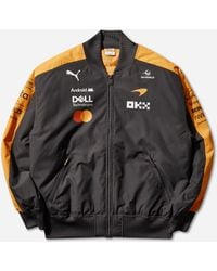 PUMA - S Mclaren Racing Replica Bomber Jacket Papaya - Lyst