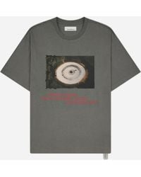 Oamc Peacemaker - Men S Landart 03 Print Loose Fit T-shirt Gray - Lyst