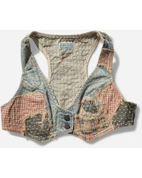 Guess - Women S Vintage Denim Top Light Wash - Lyst