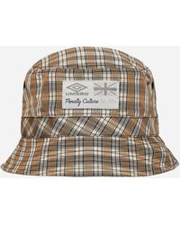 Umbro - Plaid Logo Bucket Hat - Lyst