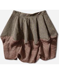 Kiko Kostadinov - S Evelyn Skirt Charcoal Sunshine - Lyst