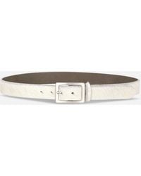 Neighborhood - Hair-on Leather Belt - Lyst