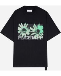 Oamc Peacemaker - S Flower Print Regular Fit T-Shirt - Lyst
