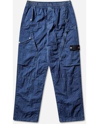 Stone Island - Men S Hollow Fiber Nylon Indigo-tc Cargo Pants Indigo - Lyst