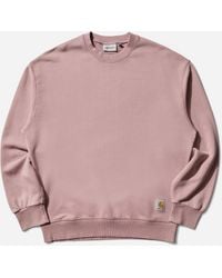 Carhartt - Men S Hudson Crewneck Sweatshirt Daphne - Lyst