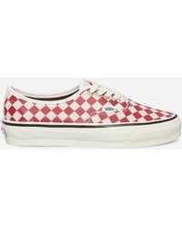 Vans - Authentic 44 Diamond Check Sneakers Marshmallow - Lyst